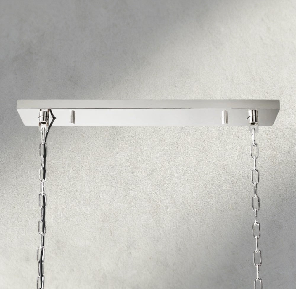 1920S Rectangular Chandelier 40", 49", 59", 72" - Cyran Lamps