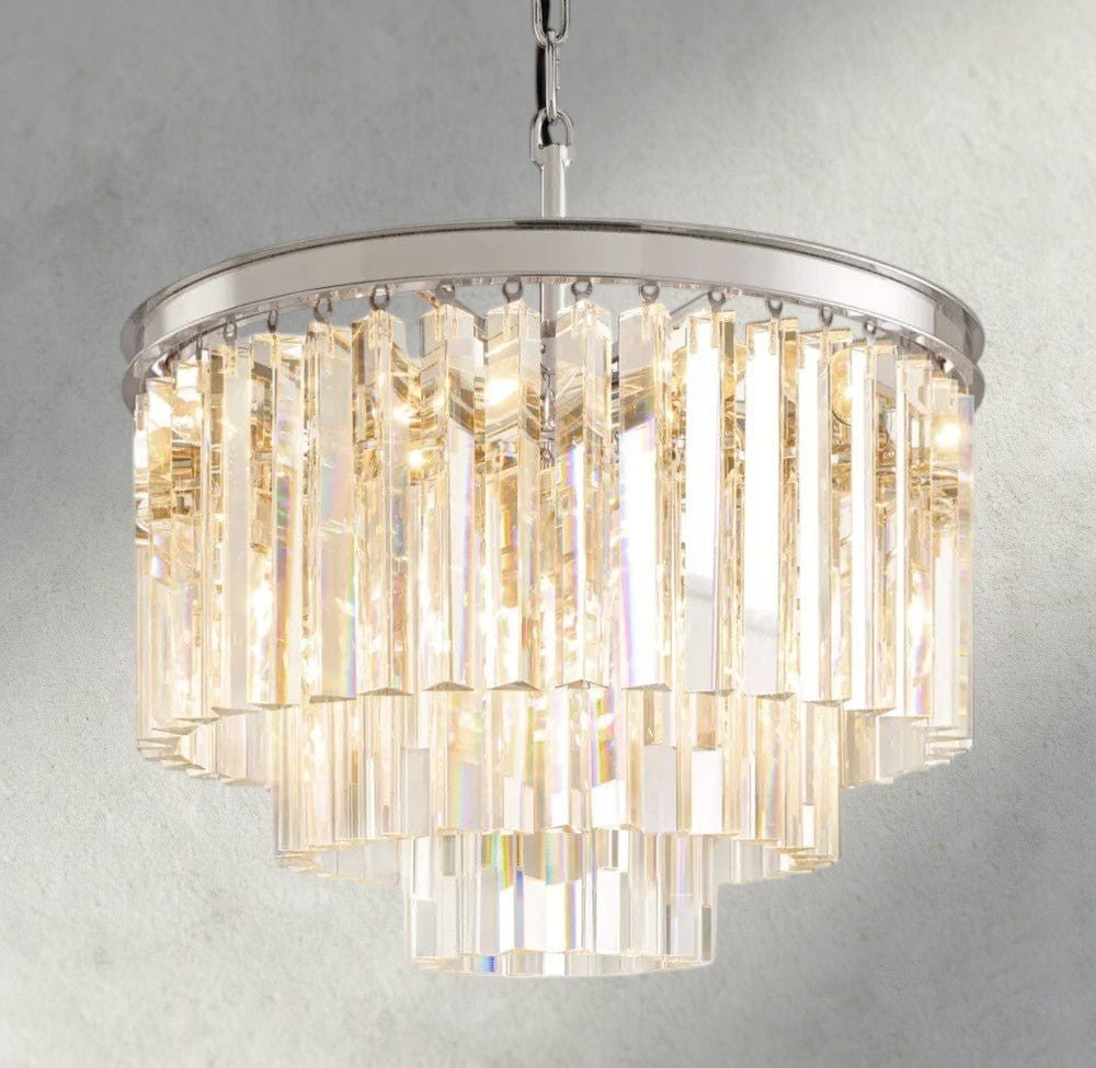 1920s Round Chandelier 20", 32", 44" - Cyran Lamps
