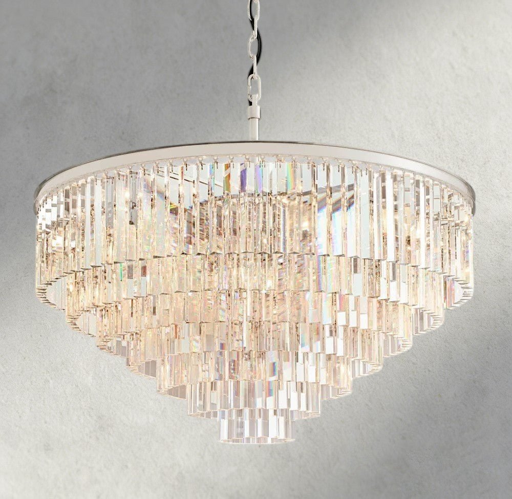 1920s Round Chandelier 20", 32", 44" - Cyran Lamps