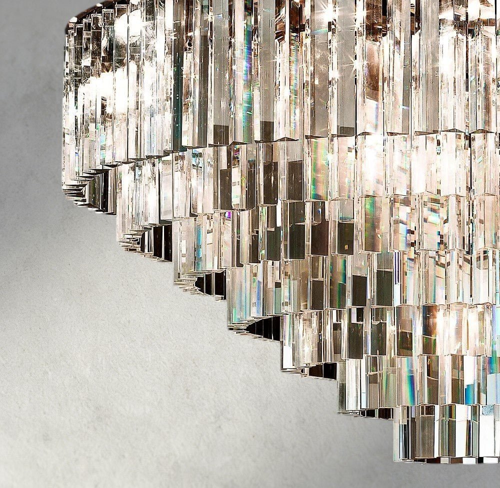 1920s Round Chandelier 20", 32", 44" - Cyran Lamps