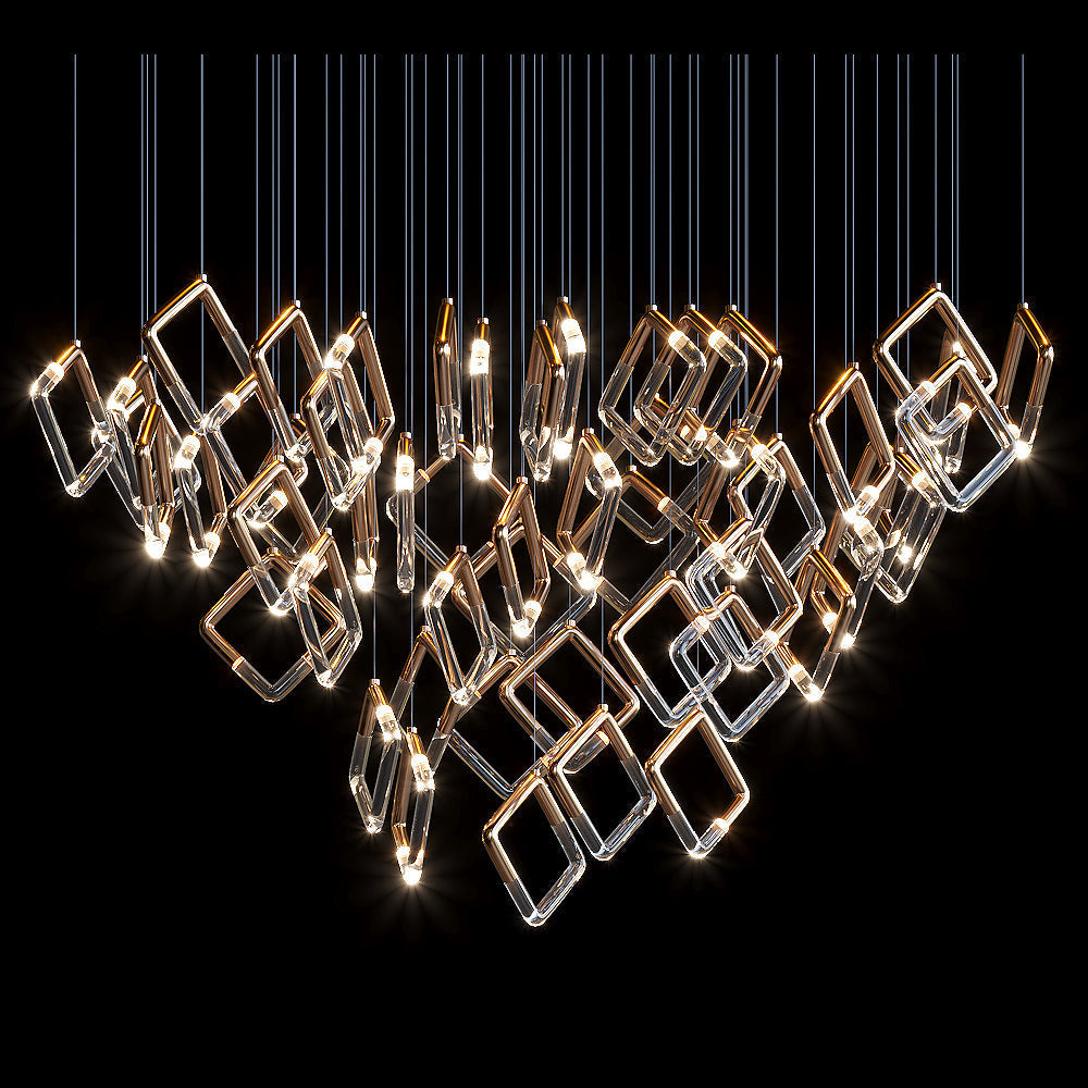 Linear Tube Scatter Pendant