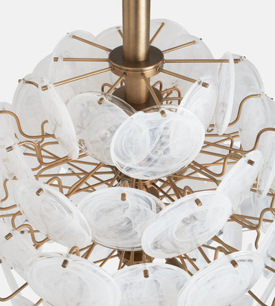 Elba Glass Large Chandelier