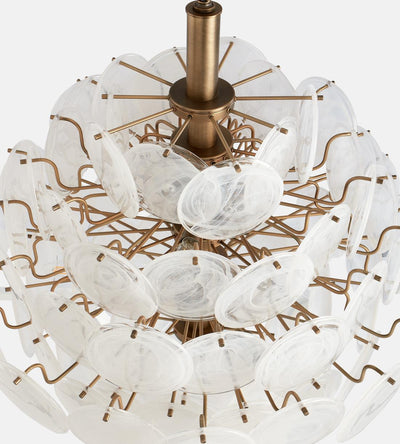 Elba Glass Large Chandelier