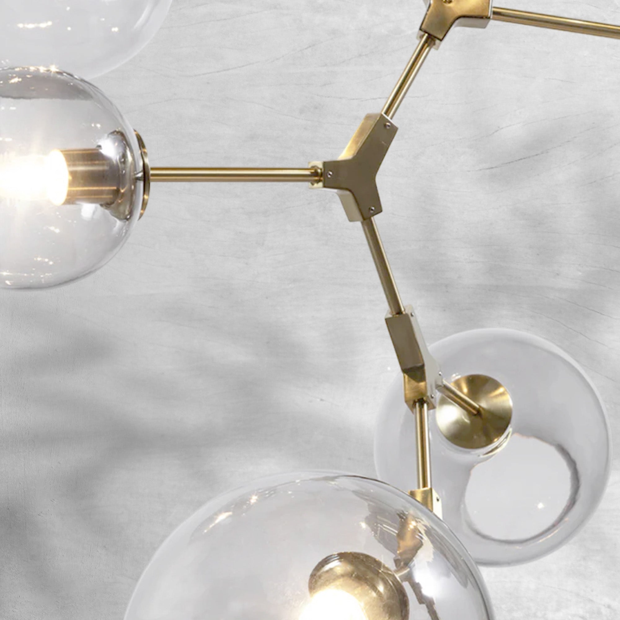 Covington Drop Globe Branching Bubble Chandelier 38''