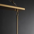 72 Inch Glass Rectangular Chandelier - Beckman - Cyran Lamps