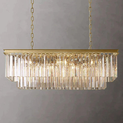 1920S Odeen Rectangular Chandelier