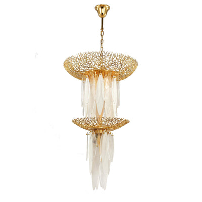 Natalie Branching Murano Glass Chandelier
