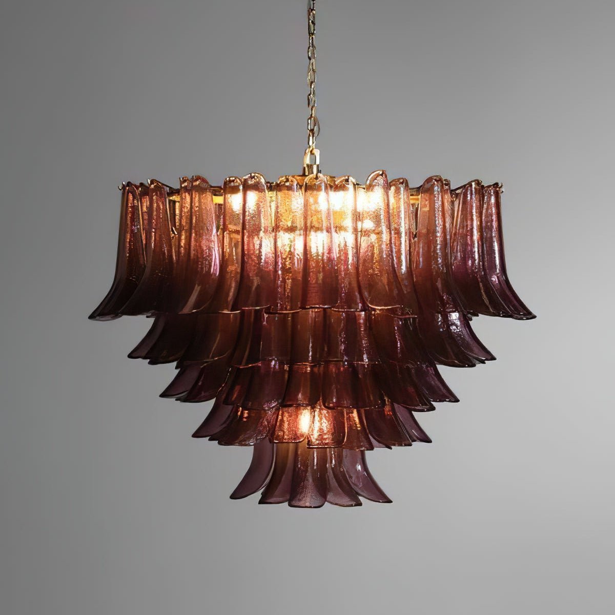 Amethyst Bloom Chandelier