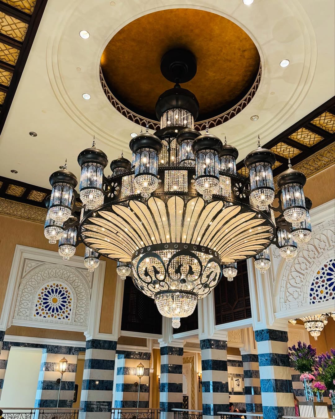Arabian Nights Ornate Elegance Chandelier for High-ceiling