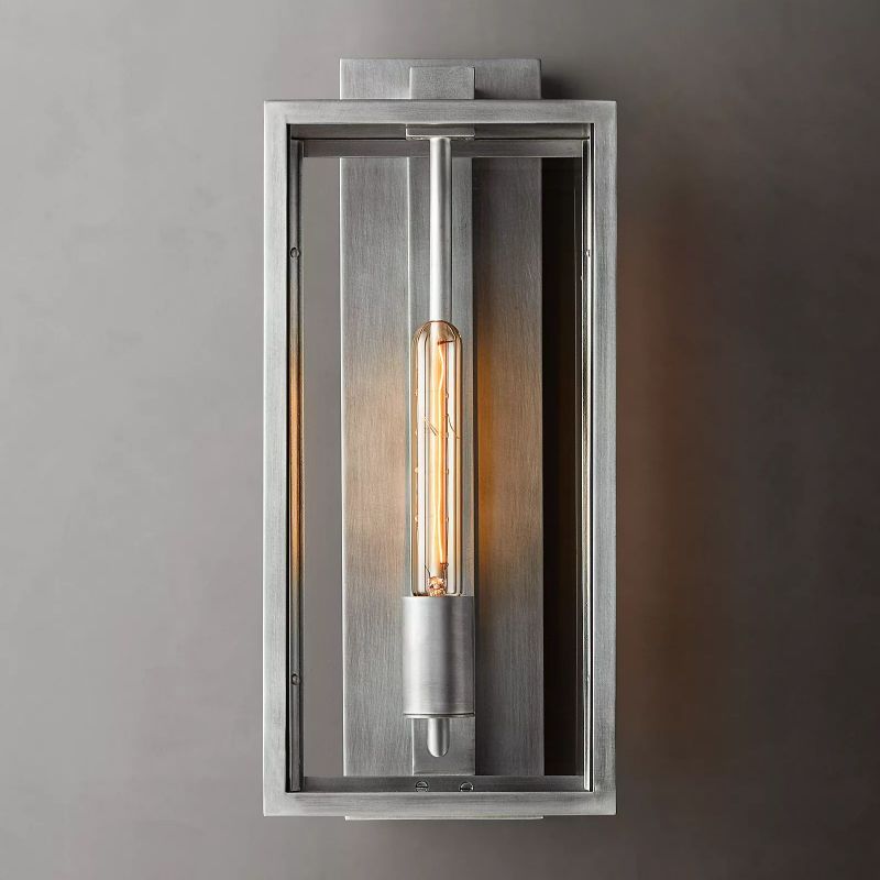 Meet Lighting Beckman Vintage 1-Light Steel & Glass Wall Sconce