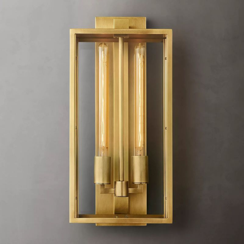 Meet Lighting Beckman Vintage 1-Light Steel & Glass Wall Sconce