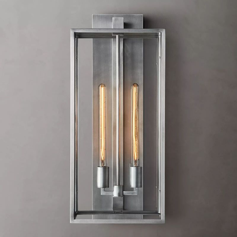 Meet Lighting Beckman Vintage 1-Light Steel & Glass Wall Sconce