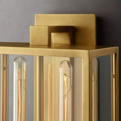 Meet Lighting Beckman Vintage 1-Light Steel & Glass Wall Sconce