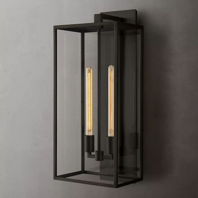 Meet Lighting Beckman Vintage 1-Light Steel & Glass Wall Sconce