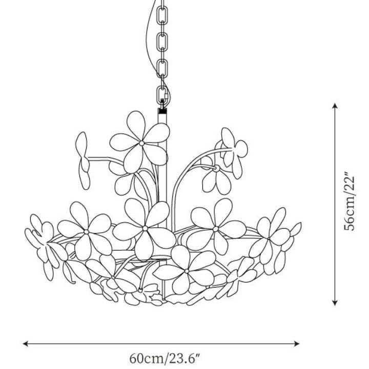 TLL Flower Modern Chandelier