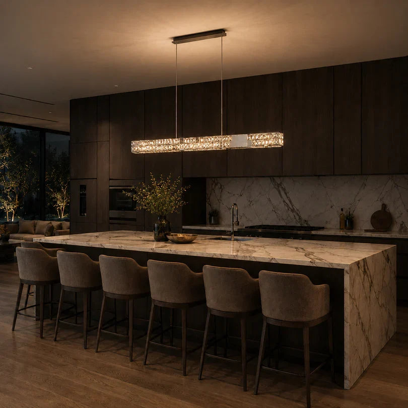 Aura K9 Crystal Linear Chandelier