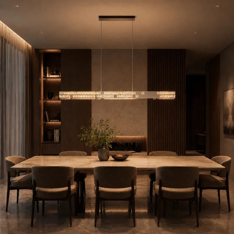 Aura K9 Crystal Linear Chandelier