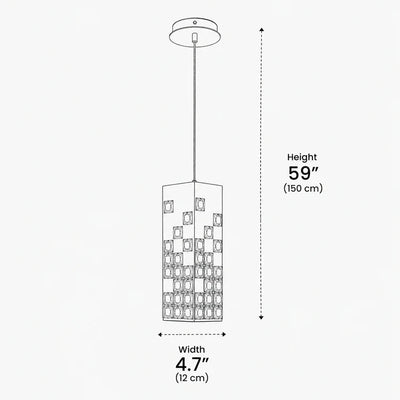 Aura K9 Crystal Pendant Lamp
