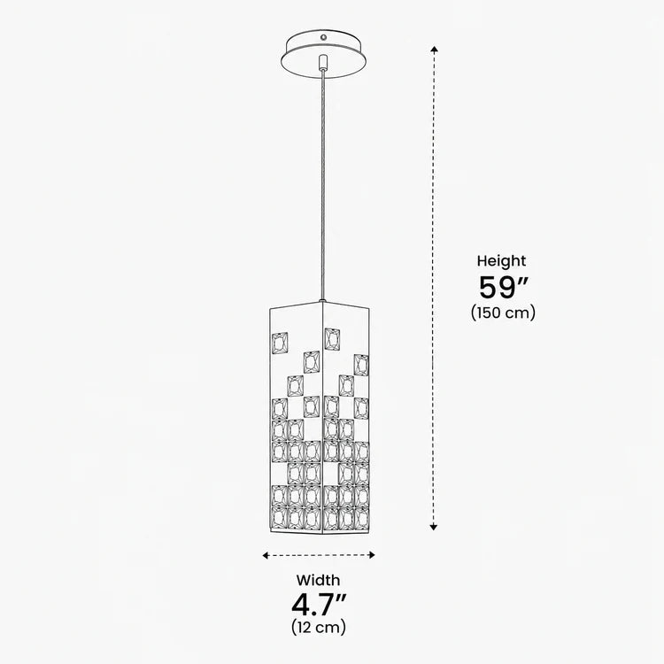 Aura K9 Crystal Pendant Lamp