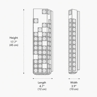 Aura K9 Crystal Wall Lamp