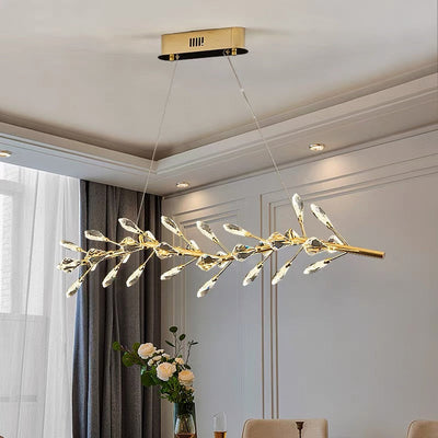 sleek-modern-branch-crystal-leaves-linear-chandelier