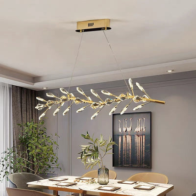 sleek-modern-branch-crystal-leaves-linear-chandelier