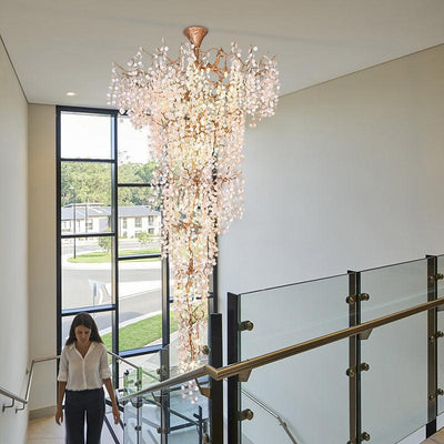 TLL 2 Story Foyer Large Branch Chandelier