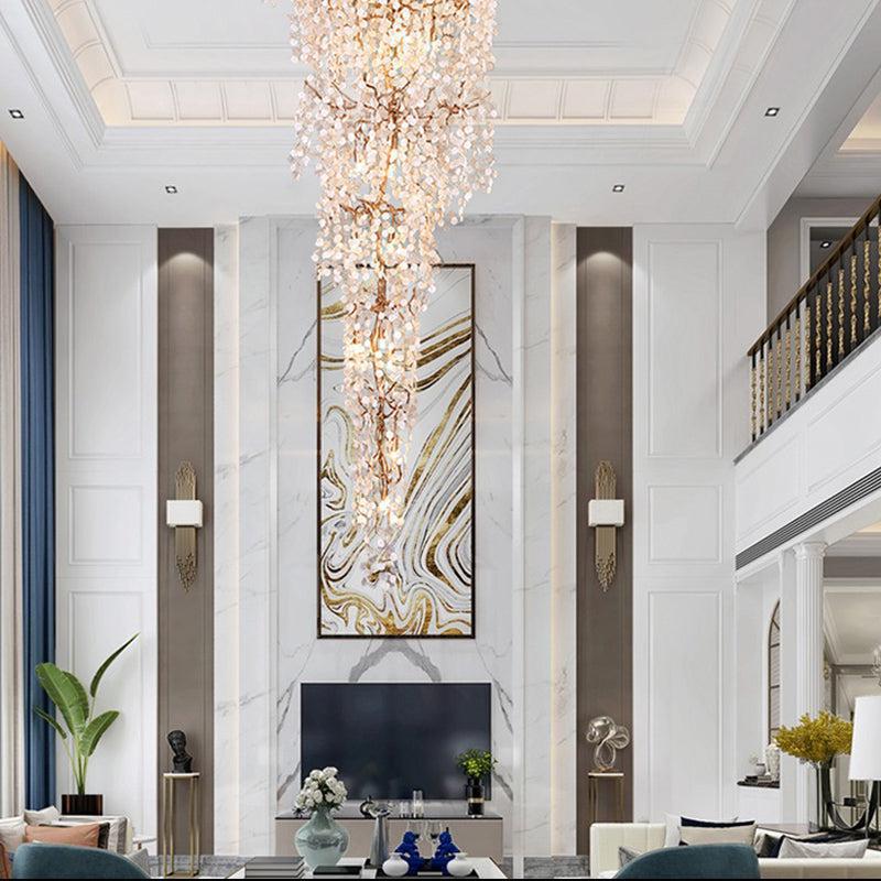 TLL 2 Story Foyer Large Branch Chandelier