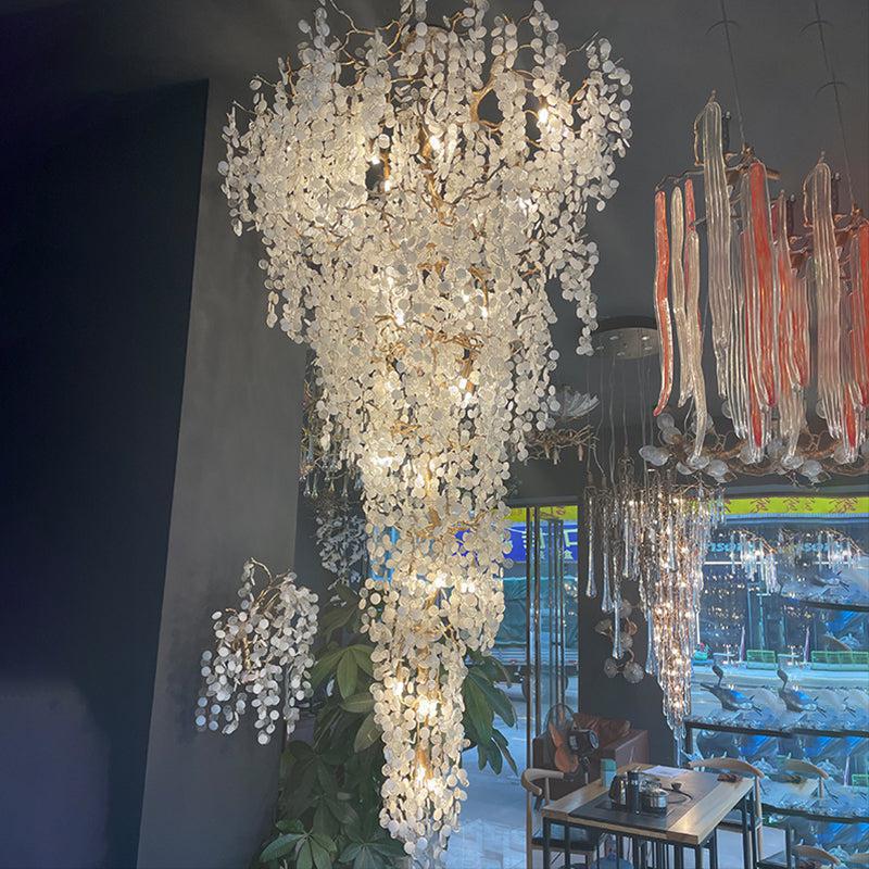 TLL 2 Story Foyer Large Branch Chandelier