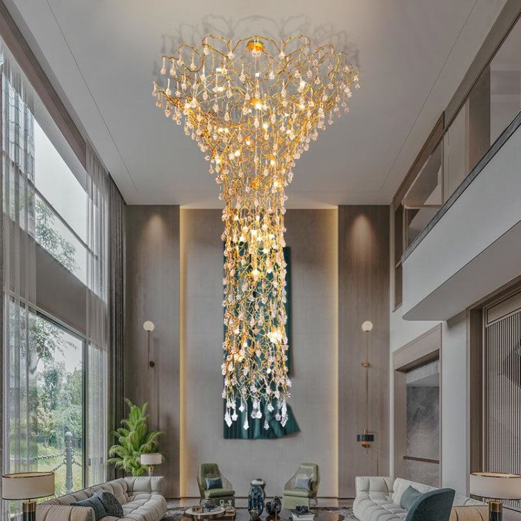 TLL Lumanna Large Branch Chandelier For High Ceiling