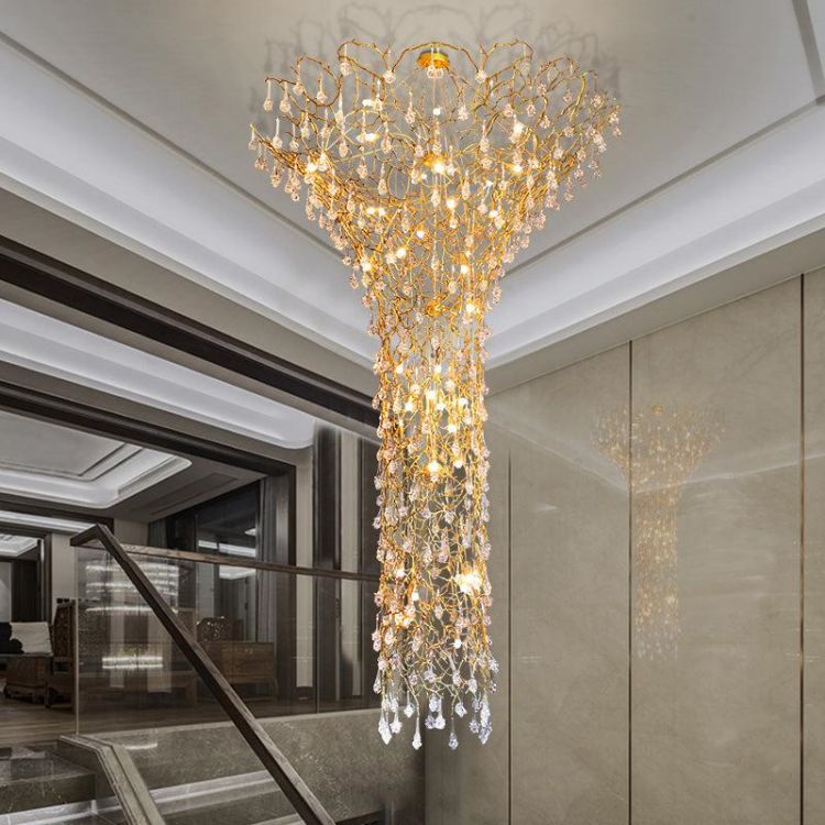 TLL Lumanna Large Branch Chandelier For High Ceiling