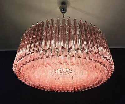 Murano Glass Chandelier – Pink