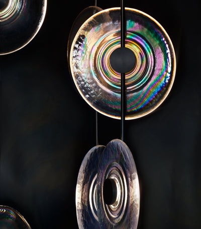 Modern Art Design Radiant Glass Chandelier