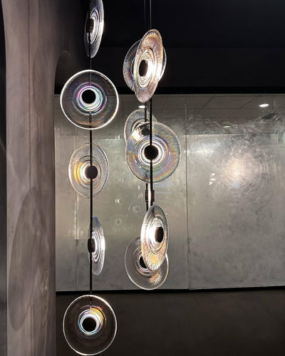 Modern Art Design Radiant Glass Chandelier
