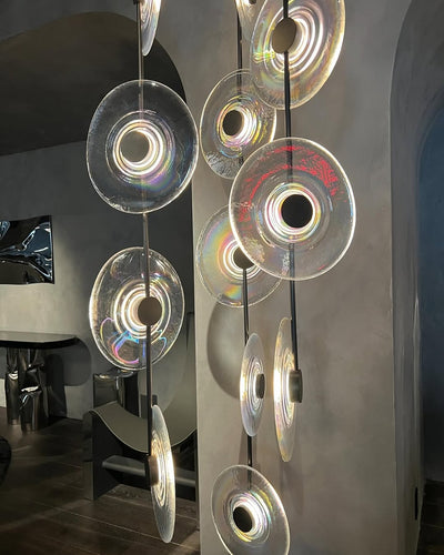 Modern Art Design Radiant Glass Chandelier