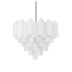 Addis 12 Light 27" Waterfall Chandelier Aged Brass - Cyran Lamps