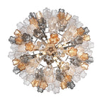 Addis 16 Light 32" Waterfall Chandelier Autumn Glass - Cyran Lamps