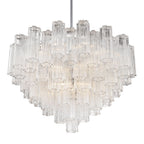Addis 16 Light Waterfall Chandelier 32in Clear Glass - Cyran Lamps