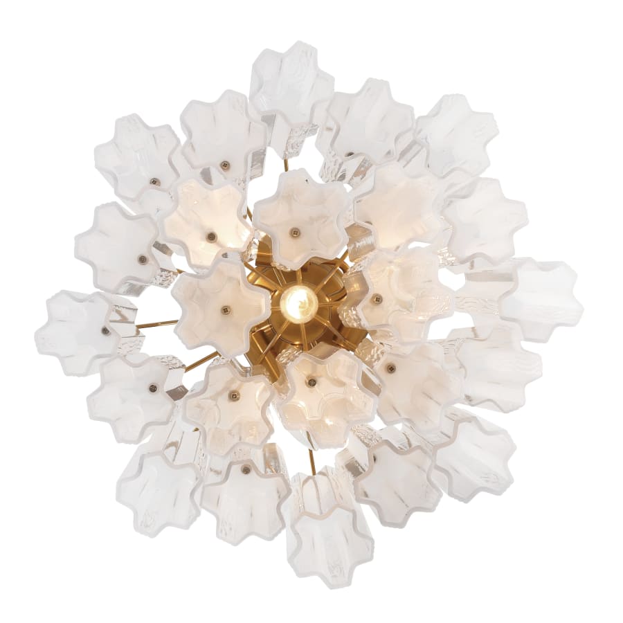 Addis 4 Light 18 in. Semi - Flush Waterfall Ceiling Fixture - Cyran Lamps