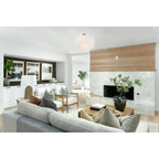 Addis 4 Light 18 in. Semi - Flush Waterfall Ceiling Fixture - Cyran Lamps