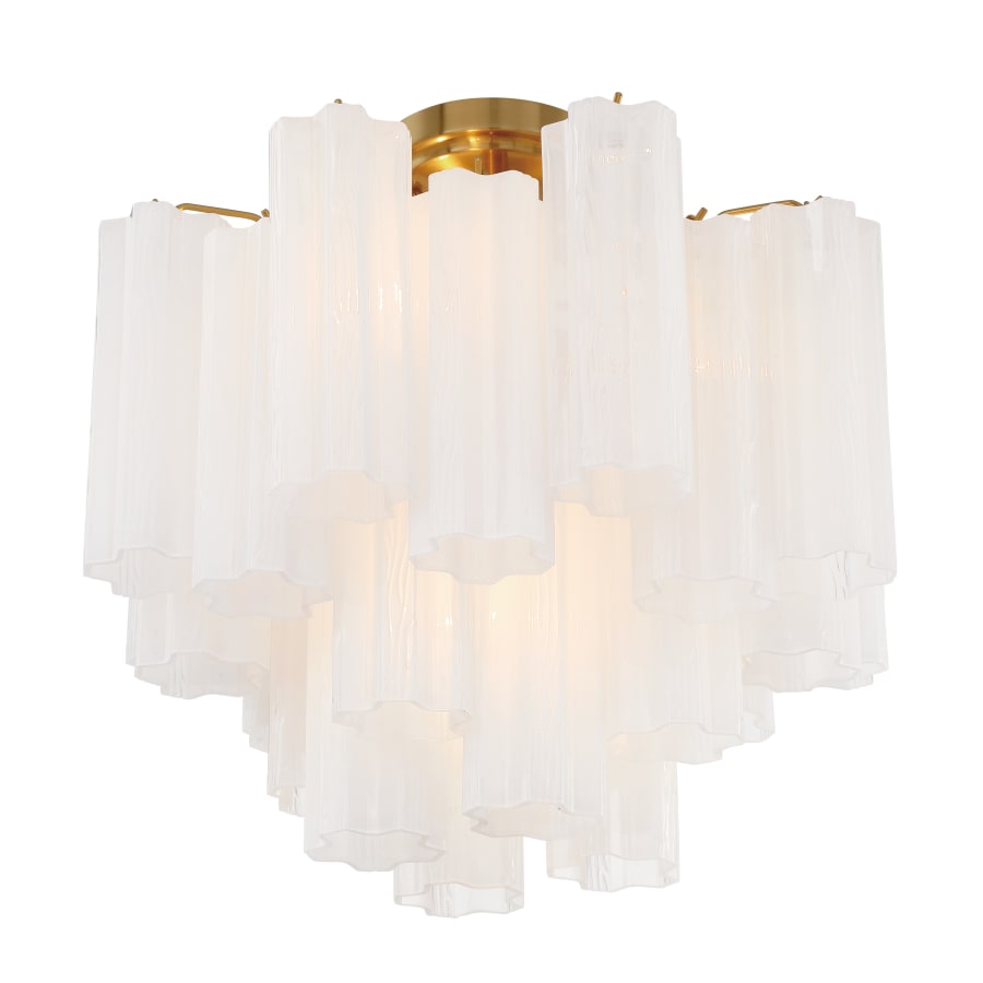Addis 4 Light 18 in. Semi - Flush Waterfall Ceiling Fixture - Cyran Lamps