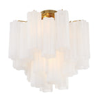 Addis 4 Light 18 in. Semi - Flush Waterfall Ceiling Fixture - Cyran Lamps