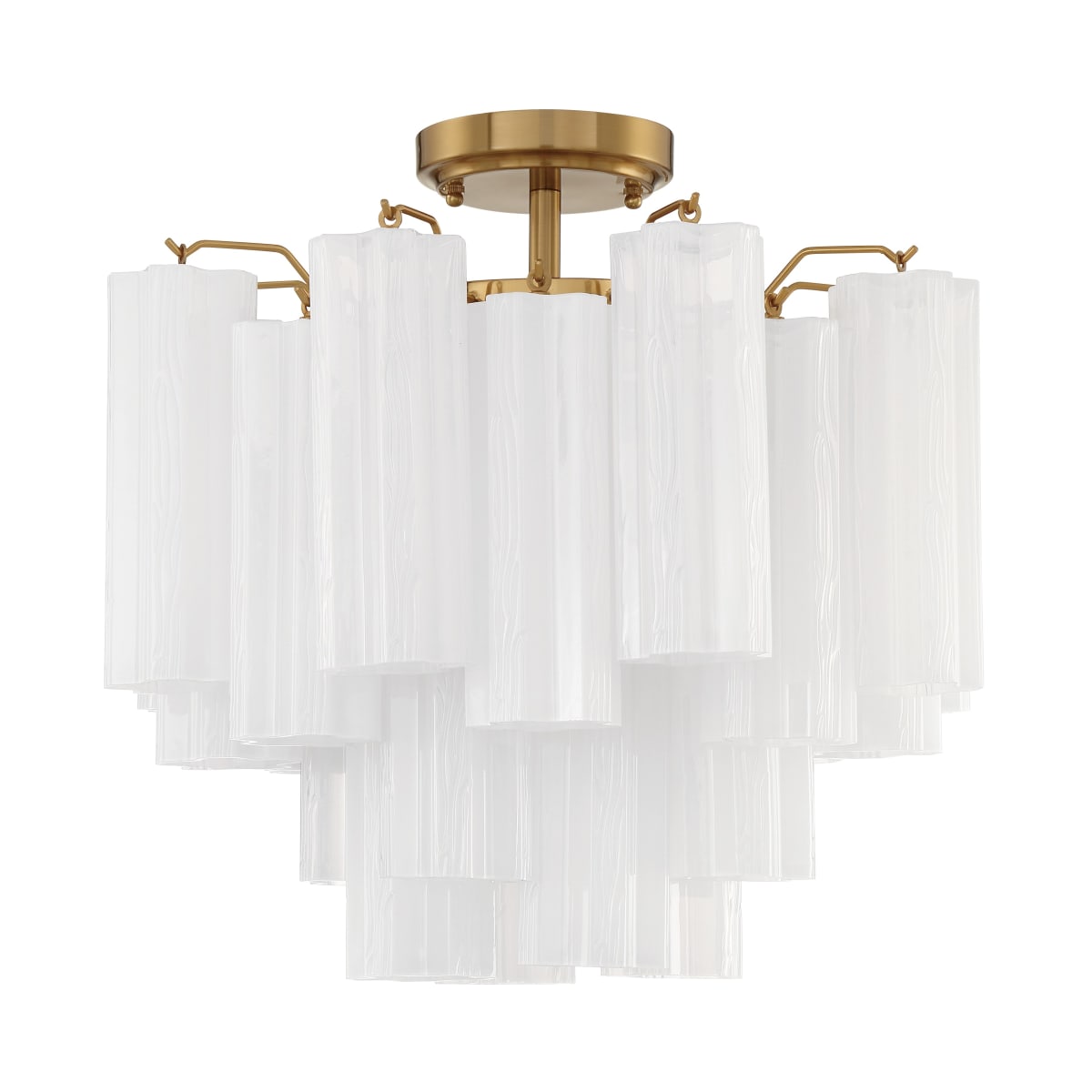 Addis 4 Light 18 in. Semi - Flush Waterfall Ceiling Fixture - Cyran Lamps