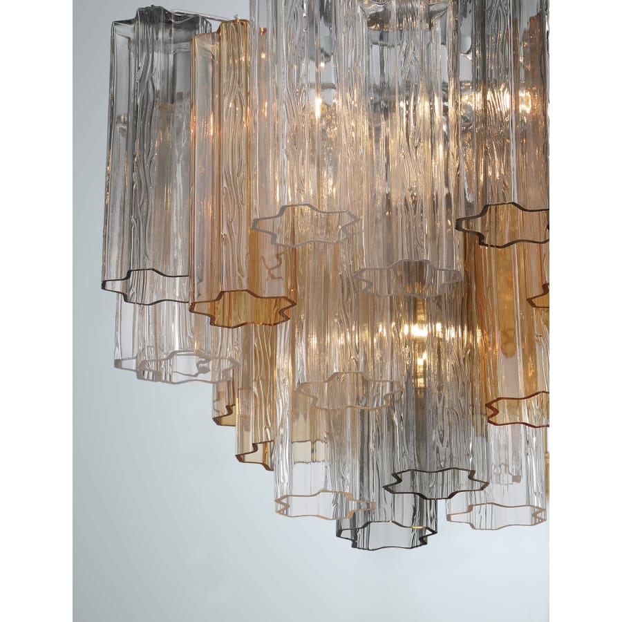 Addis 4 Light 18" Semi - Flush Waterfall Ceiling Fixture - Cyran Lamps