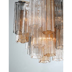 Addis 4 Light 18" Semi - Flush Waterfall Ceiling Fixture - Cyran Lamps