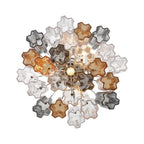 Addis 4 Light 18" Semi - Flush Waterfall Ceiling Fixture - Cyran Lamps