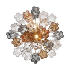 Addis 4 Light 18" Semi - Flush Waterfall Ceiling Fixture - Cyran Lamps