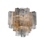 Addis 4 Light 18" Semi - Flush Waterfall Ceiling Fixture - Cyran Lamps