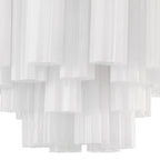 Addis 9 - Light 22 - Inch Waterfall Chandelier Aged Brass - Cyran Lamps