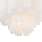 Addis 9 - Light 22 - Inch Waterfall Chandelier Aged Brass - Cyran Lamps